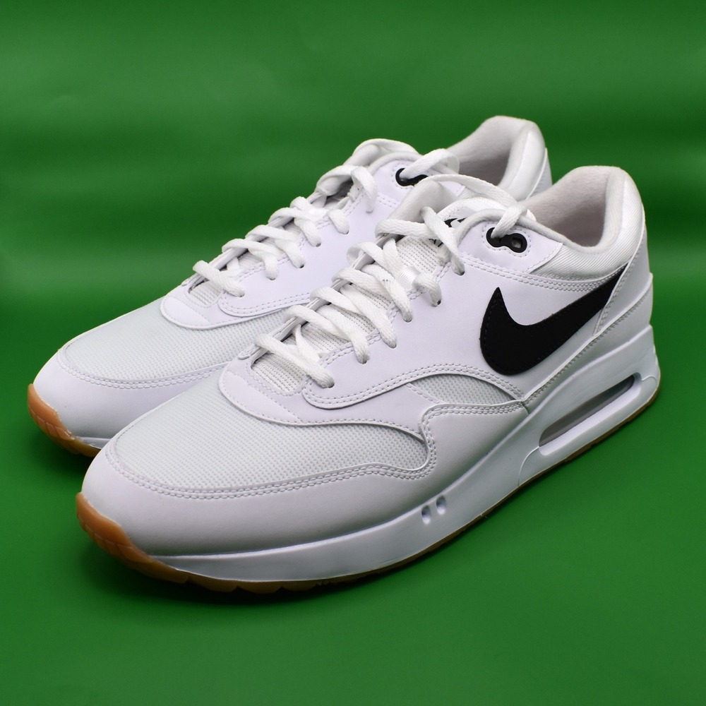 Nike Air Max 1 86 OG Big Bubble Golf Shoes Mens 13 White Black Gum FN0697-100